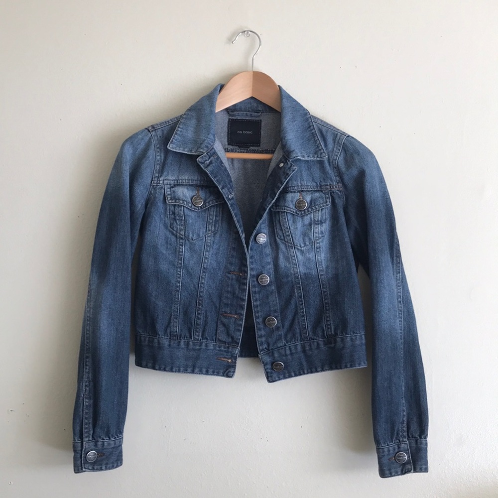 Dark Blue Denim Jean Jacket